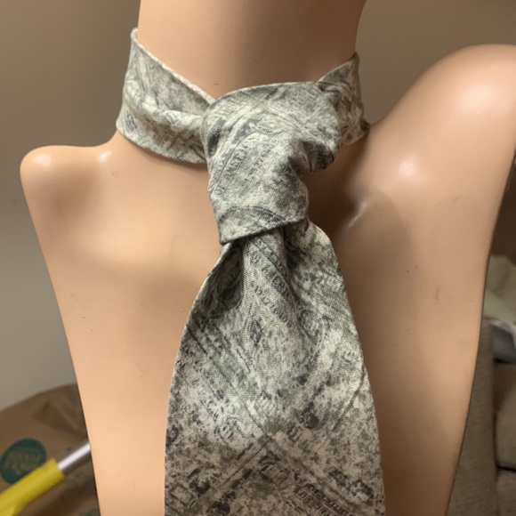 80’s $100 BENJAMINS CASH BENJAMIN FRANKLIN MONEY PRINT WOVEN NECKTIE - Picture 1 of 12